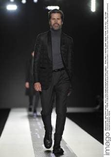 Milan Men s Fashion Week Herbst Winter 2016 2017 . Paz ZIleri FASHION SHOW. Pictured: MODEL  RiccardoxGiordano