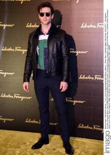 Milan Men s Fashion Week Fall Winter 2016 2017. Ferragamo Arrivals. Pictured Ethan Peck  SimonaxChioccia_Fotosicki