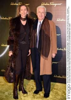 Milan Men s Fashion Week Fall Winter 2016 2017. Ferragamo Arrivals. Pictured Adriano e Laura Teso  SimonaxChioccia_Fotosicki