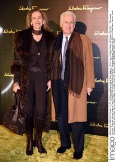 Milan Men s Fashion Week Fall Winter 2016 2017. Ferragamo Arrivals. Pictured Adriano e Laura Teso  SimonaxChioccia_Fotosicki