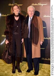 Milan Men s Fashion Week Fall Winter 2016 2017. Ferragamo Arrivals. Pictured Adriano e Laura Teso  SimonaxChioccia_Fotosicki