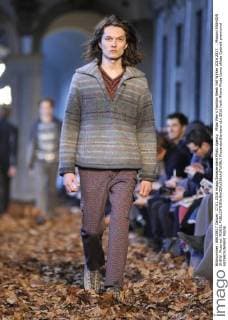 Milan Men s Fashion Week Fall Winter 2016 2017. . Missoni FASHION SHOW. Pictured: MODEL  RiccardoxGiordano