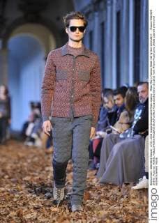 Milan Men s Fashion Week Fall Winter 2016 2017. . Missoni FASHION SHOW. Pictured: MODEL  RiccardoxGiordano