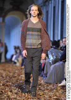 Milan Men s Fashion Week Fall Winter 2016 2017. . Missoni FASHION SHOW. Pictured: MODEL  RiccardoxGiordano