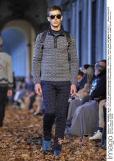 Milan Men s Fashion Week Fall Winter 2016 2017. . Missoni FASHION SHOW. Pictured: MODEL  RiccardoxGiordano