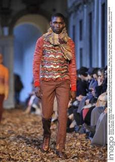 Milan Men s Fashion Week Fall Winter 2016 2017. . Missoni FASHION SHOW. Pictured: MODEL  RiccardoxGiordano