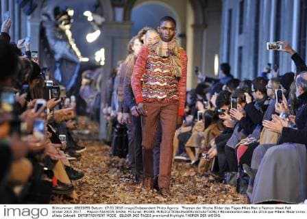 Themen der Woche Bilder des Tages Milan Men s Fashion Week Fall Winter 2016 2017. . Missoni FASHION SHOW. Pictured: MODEL  RiccardoxGiordano