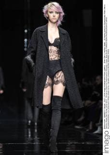Milan Men s Fashion Week - Ermanno Scervino Modenschau Milan Men s Fashion Week Fall Winter 2016 2017. Ermanno Scervino Fashionshow Pictured: Pyper Blue Smith  RiccardoxGiordano