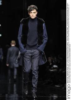 Milan Men s Fashion Week - Ermanno Scervino Modenschau Milan Men s Fashion Week Fall Winter 2016 2017. Ermanno Scervino Fashionshow Pictured: Model  RiccardoxGiordano