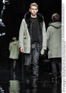 Milan Men s Fashion Week - Ermanno Scervino Modenschau Milan Men s Fashion Week Fall Winter 2016 2017. Ermanno Scervino Fashionshow Pictured: Model  RiccardoxGiordano