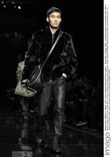 Milan Men s Fashion Week - Ermanno Scervino Modenschau Milan Men s Fashion Week Fall Winter 2016 2017. Ermanno Scervino Fashionshow Pictured: Model  RiccardoxGiordano