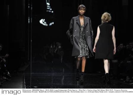 Milan Men s Fashion Week Fall Winter 2016 2017. Ermanno Scervino Fashionshow Pictured: Model  RiccardoxGiordano