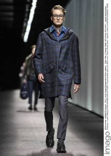 Milan Men s Fashion Week Fall Winter 2016 2017. Canali Fashionshow Pictured: model  RiccardoxGiordano