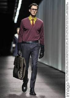 Milan Men s Fashion Week Fall Winter 2016 2017. Canali Fashionshow Pictured: model  RiccardoxGiordano