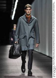 Milan Men s Fashion Week Fall Winter 2016 2017. Canali Fashionshow Pictured: model  RiccardoxGiordano