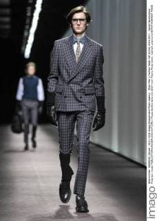 Milan Men s Fashion Week Fall Winter 2016 2017. Canali Fashionshow Pictured: model  RiccardoxGiordano