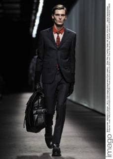 Milan Men s Fashion Week Fall Winter 2016 2017. Canali Fashionshow Pictured: model  RiccardoxGiordano