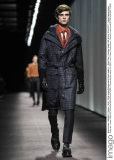 Milan Men s Fashion Week Fall Winter 2016 2017. Canali Fashionshow Pictured: model  RiccardoxGiordano