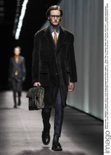 Milan Men s Fashion Week Fall Winter 2016 2017. Canali Fashionshow Pictured: model  RiccardoxGiordano