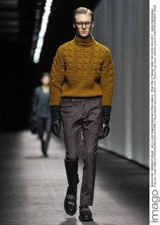 Milan Men s Fashion Week Fall Winter 2016 2017. Canali Fashionshow Pictured: model  RiccardoxGiordano