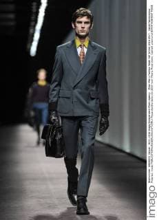 Milan Men s Fashion Week Fall Winter 2016 2017. Canali Fashionshow Pictured: model  RiccardoxGiordano