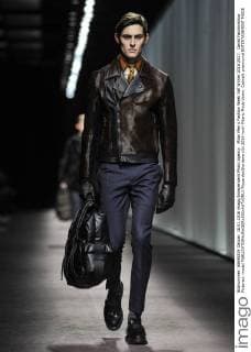 Milan Men s Fashion Week Fall Winter 2016 2017. Canali Fashionshow Pictured: model  RiccardoxGiordano