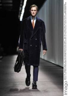 Milan Men s Fashion Week Fall Winter 2016 2017. Canali Fashionshow Pictured: model  RiccardoxGiordano