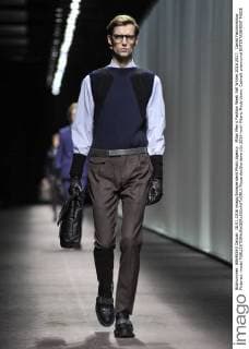 Milan Men s Fashion Week Fall Winter 2016 2017. Canali Fashionshow Pictured: model  RiccardoxGiordano