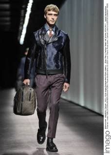 Milan Men s Fashion Week Fall Winter 2016 2017. Canali Fashionshow Pictured: model  RiccardoxGiordano