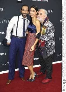 Massimo Sinato, Rebecca Mir und Udo Walz bei der Maybelline New York Make-Up Runway Fashion Show auf der Mercedes-Benz Fashion Week Berlin Autumn Winter 2016. Berlin, 18.01.2016 Foto:xS.xGabschx xFuturexImage