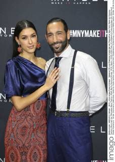 Rebecca Mir und Massimo Sinato bei der Maybelline New York Make-Up Runway Fashion Show auf der Mercedes-Benz Fashion Week Berlin Autumn Winter 2016. Berlin, 18.01.2016 Foto:xS.xGabschx xFuturexImage