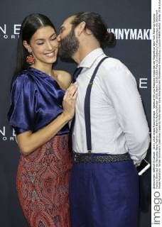 Rebecca Mir und Massimo Sinato bei der Maybelline New York Make-Up Runway Fashion Show auf der Mercedes-Benz Fashion Week Berlin Autumn Winter 2016. Berlin, 18.01.2016 Foto:xS.xGabschx xFuturexImage