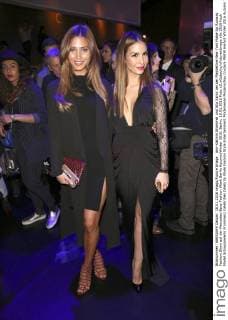 Ann-Kathrin Brömmel und Sila Sahin bei der Maybelline New York Make-Up Runway Fashion Show auf der Mercedes-Benz Fashion Week Berlin Autumn Winter 2016. Berlin, 18.01.2016 Foto:xS.xGabschx xFuturexImage