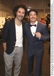 Boris Entrup und Graham Candy bei der Maybelline New York Make-Up Runway Fashion Show auf der Mercedes-Benz Fashion Week Berlin Autumn Winter 2016. Berlin, 18.01.2016 Foto:xS.xGabschx xFuturexImage