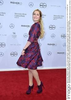 Elna-Margret zu Bentheim bei der L.Hoschek Modenschau am 19.01.2016 im Rahmen der Mercedes-Benz Fashion Week Herbst Winter 2016 in Berlin MBFW Fashionweek 2016 in Berlin- L.Hoschek Modenschau 