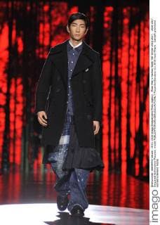 Milan Men s Fashion Week Fall Winter 2016 2017. 2016 2017 . Dsquared fashionshow Pictured: model  RiccardoxGiordano