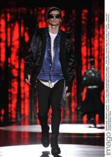 Milan Men s Fashion Week Fall Winter 2016 2017. 2016 2017 . Dsquared fashionshow Pictured: model  RiccardoxGiordano