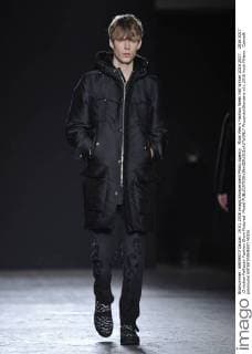 Milan Men s Fashion Week Fall Winter 2016 2017. 2016 2017 .Christian Pellizzari Fashion Show Pictured: Model  RiccardoxGiordano