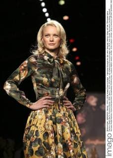 Franziska Knuppe bei der Lena Hoschek Fashion Show auf der Mercedes-Benz Fashion Week Berlin Autumn Winter 2016. Berlin, 19.01.2016 Foto:xS.xGabschx xFuturexImage