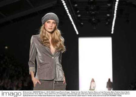 Model bei der Sportalm Fashion Show auf der Mercedes-Benz Fashion Week Berlin Autumn Winter 2016. Berlin, 19.01.2016 Foto:xS.xGabschx xFuturexImage