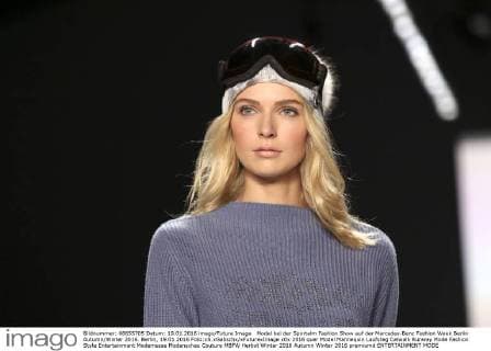Model bei der Sportalm Fashion Show auf der Mercedes-Benz Fashion Week Berlin Autumn Winter 2016. Berlin, 19.01.2016 Foto:xS.xGabschx xFuturexImage