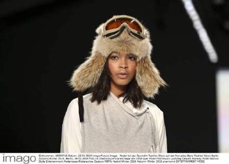 Model bei der Sportalm Fashion Show auf der Mercedes-Benz Fashion Week Berlin Autumn Winter 2016. Berlin, 19.01.2016 Foto:xS.xGabschx xFuturexImage