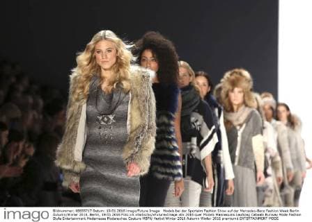 Models bei der Sportalm Fashion Show auf der Mercedes-Benz Fashion Week Berlin Autumn Winter 2016. Berlin, 19.01.2016 Foto:xS.xGabschx xFuturexImage