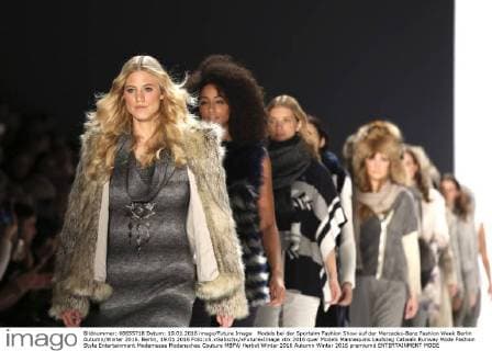 Models bei der Sportalm Fashion Show auf der Mercedes-Benz Fashion Week Berlin Autumn Winter 2016. Berlin, 19.01.2016 Foto:xS.xGabschx xFuturexImage