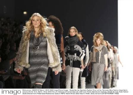 Models bei der Sportalm Fashion Show auf der Mercedes-Benz Fashion Week Berlin Autumn Winter 2016. Berlin, 19.01.2016 Foto:xS.xGabschx xFuturexImage