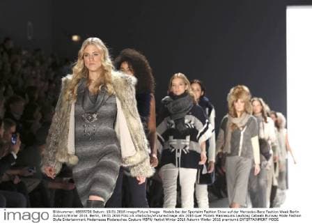Models bei der Sportalm Fashion Show auf der Mercedes-Benz Fashion Week Berlin Autumn Winter 2016. Berlin, 19.01.2016 Foto:xS.xGabschx xFuturexImage