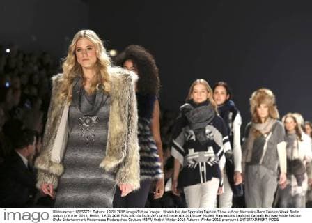 Models bei der Sportalm Fashion Show auf der Mercedes-Benz Fashion Week Berlin Autumn Winter 2016. Berlin, 19.01.2016 Foto:xS.xGabschx xFuturexImage