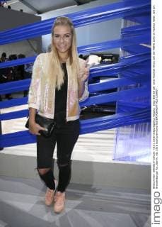 Dagi Bee bei der Lena-Hoschek-Show beii der MBFW 2016 im Fashion Week Zelt am Brandenburger Tor, Berlin.