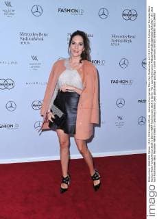 Johanna Klum bei der Marc Cain Modenschau am 19.01.2016 im Rahmen der Mercedes-Benz Fashion Week Herbst Winter 2016 in Berlin MBFW Fashionweek 2016 in Berlin- Marc Cain Fashionshow 