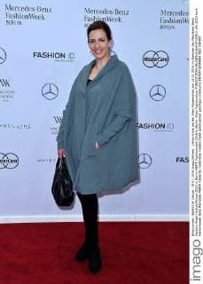 Ulrike Frank bei der Riani Modenschau am 19.01.2016 im Rahmen der Mercedes-Benz Fashion Week Herbst Winter 2016 in Berlin MBFW Fashionweek 2016 in Berlin- Riani Fashionshow 